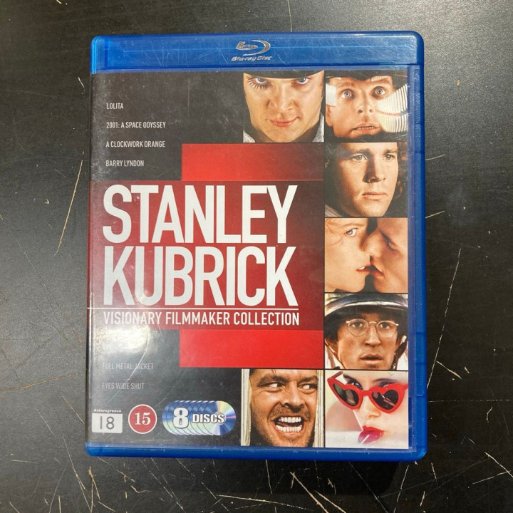 Stanley Kubrick - Visionary Filmmaker Collection Blu-ray (M-/VG+) -draama/kauhu/sota-